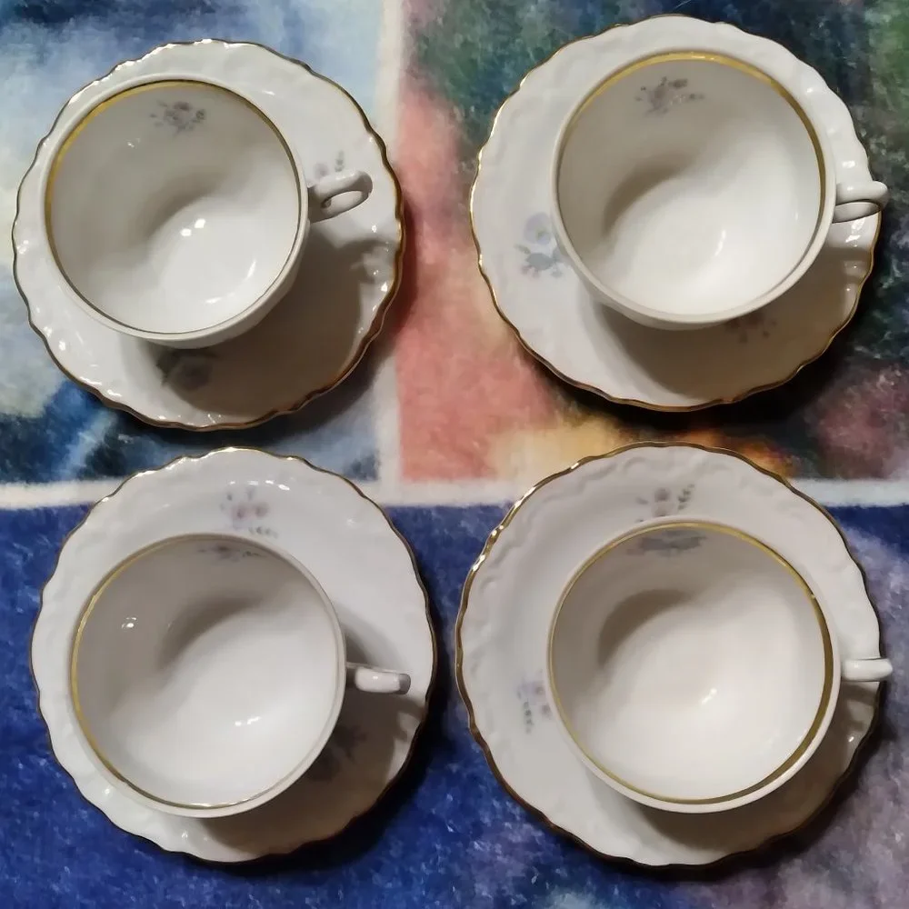 WINTERLING BAVARIAN VTG MINI Demitasse Cup and Saucer 8pc Set